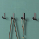 Zestaw Samoprzylepnych Wieszaków Łazienkowych, Do Kuchni - 5 szt. - Czarne