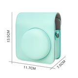 Etui na Fujifilm Instax Mini 12 - Miętowe + gratis 2 ramki magnetyczne