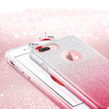 Etui Brokatowe Glitter Case - iPhone 7 / 8 - Różowy