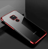 Etui Silikonowe Luxury Plated - Huawei Mate 20 - Czerwony