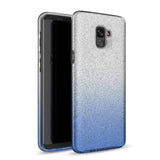 Etui Brokatowe Glitter Case - Samsung Galaxy A8 2018 - Niebieski
