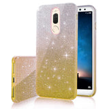 Etui Brokatowe Glitter Case - Huawei Mate 10 Lite - Złoty