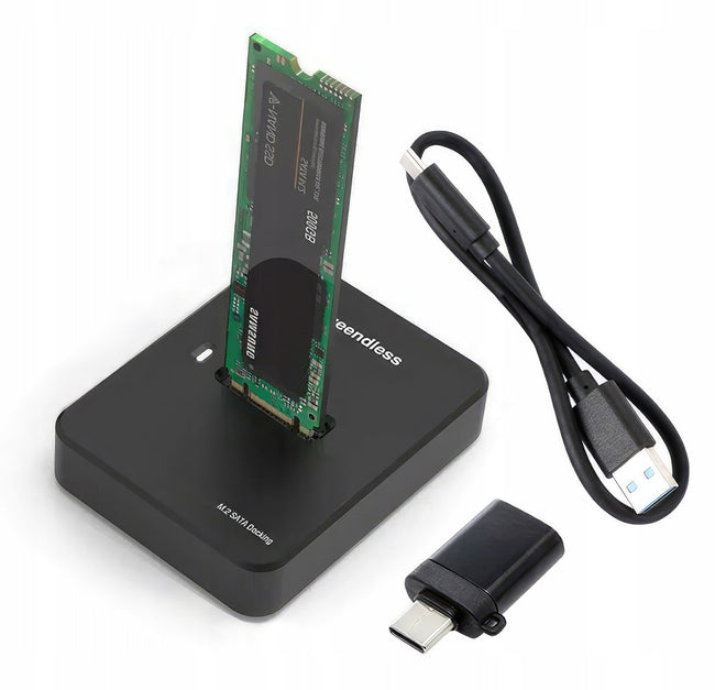 Stacja Czytnik Dysków SATA SSD M2/M.2 - USB-C