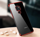 Etui Silikonowe Luxury Plated - Huawei Mate 20 - Czerwony