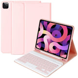 Etui Z Klawiaturą Do Samsung Galaxy Tab S6 Lite 10.4 - Różowe
