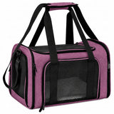 Transporter / Torba dla Psa / Kota do 9kg - Składany, Wentylowany - Różowy