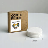 Filtry Papierowe do Kolby Ekspresu / Portafiltra - 100szt. - 58mm