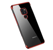 Etui Silikonowe Luxury Plated - Huawei Mate 20 - Czerwony