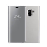 Etui Clear View - Samsung Galaxy A6 2018 - Srebrny