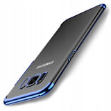 Etui Silikonowe Luxury Plated - Huawei Mate 20 - Niebieski
