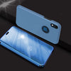 Etui Clear View - iPhone XR - Niebieski