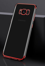 Etui Silikonowe Luxury Plated - Samsung Galaxy S8+ - Czerwony