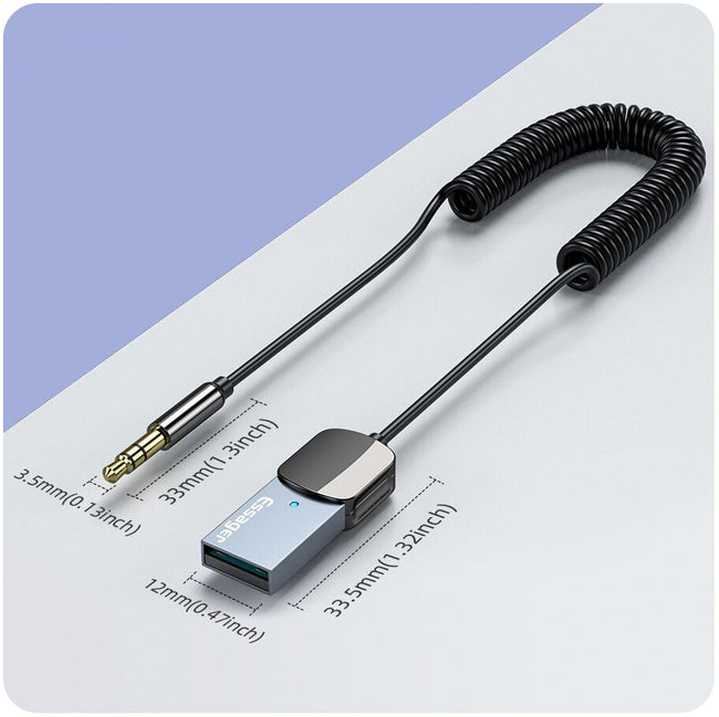 ESSAGER Transmiter Audio AUX - Bluetooth 5.0 (odbiornik)