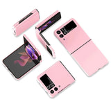 Twarde Etui Obudowa Hard Case do Samsung Z Flip 3 - Różowy
