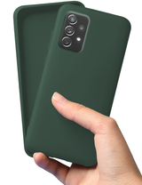 Etui Silikon Candy Kolor - Samsung Galaxy S21 FE - Zielony Las