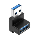Adapter USB-A → USB-A Kątowy - 90°