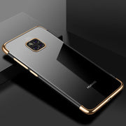 Etui Silikonowe Luxury Plated - Huawei Mate 20 Pro - Złoty
