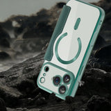 Etui Phoneo Flip z Klapką RFID do MagSafe do iPhone 17 Pro Max - Zielone