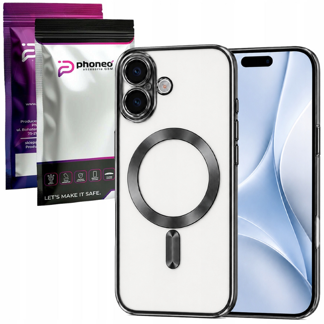 Etui Phoneo Camera Case do MagSafe - Czarne - Apple iPhone 17