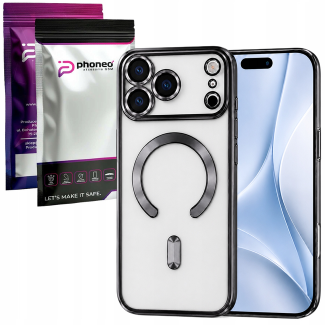 Etui Phoneo Camera Case do MagSafe - Czarne - Apple iPhone 17 Pro