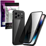 Etui Phoneo Dual Magneto 360° do iPhone 17 Pro ze szkłem Anti Spy