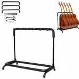 Stojak na 5 Gitar Metalowy z Pianką Ochronną Multi Display Stand