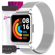 Bransoleta Phoneo® Z Etui Do Xiaomi Redmi Watch 2 Lite Srebrny