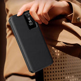 Etui Phoneo Smart View Wallet - Samsung Galaxy A56 - Czarne