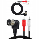 Kabel DIN 5-pin Męski do 2x Wtyk RCA Cinch - 1,5m