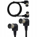 Kabel Kątowy DIN 5-pin Męski do Kątowy DIN 5-pin Męski - 1m