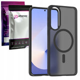 Etui Candy Matte do MagSafe do Samsung Galaxy S25 Edge - Czarne