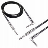 Kabel / Przewód Gitarowy Kątowy - Jack 6,3mm - 3m