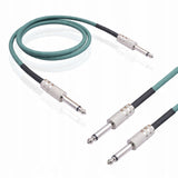 Kabel / Przewód Gitarowy Prosty - Jack 6,3mm - 1m