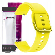Pasek Phoneo® do Smartwatcha, Zegarka - Uniwersalny - 20 mm - Silikonowy Żólty