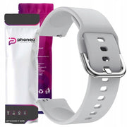 Pasek Phoneo® do Smartwatcha, Zegarka - Uniwersalny - 20 mm - Silikonowy Szary