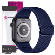 Pasek Materiałowy, Opaska Phoneo® do Apple Watch - 42 / 44 / 45 / 49 mm - Granatowy