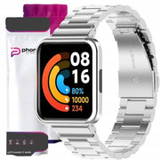 Bransoleta Phoneo® Z Etui Do Xiaomi Redmi Watch 2 Lite Srebrna