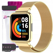 Bransoleta Phoneo® Z Etui Do Xiaomi Redmi Watch 2 Lite Złoty