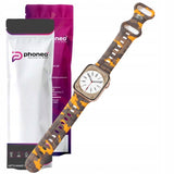 Pasek Silikonowy, Opaska Phoneo® do Apple Watch 42/44/45/49 Moro - Pomarańczowa