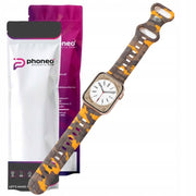 Pasek Silikonowy, Opaska Phoneo® do Apple Watch 42/44/45/49 Moro - Pomarańczowa