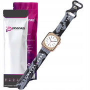 Pasek Silikonowy, Opaska Phoneo® do Apple Watch 42/44/45/49 Moro - Szara