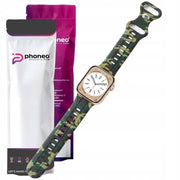 Pasek Silikonowy, Opaska Phoneo® do Apple Watch 42/44/45/49 Moro - Zielona