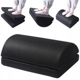 Podnóżek Biurowy pod Nogi - Materiałowy - Regulowany - Czarny