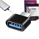 Adapter / Przejściówka Phoneo® (OTG) USB - USB-C - Czarny