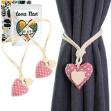 Upięcie do Zasłon i Firan - Lova Nest - Boho Serce v1 2szt.