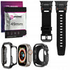 Zestaw Pasek Nylonowy + Etui 360° do Apple Watch Ultra 1 / 2 - 49mm