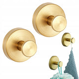 Hak / Haczyk z Przyssawką ze Stali Nierdzewnej - 2szt. - Bezinwazyjny