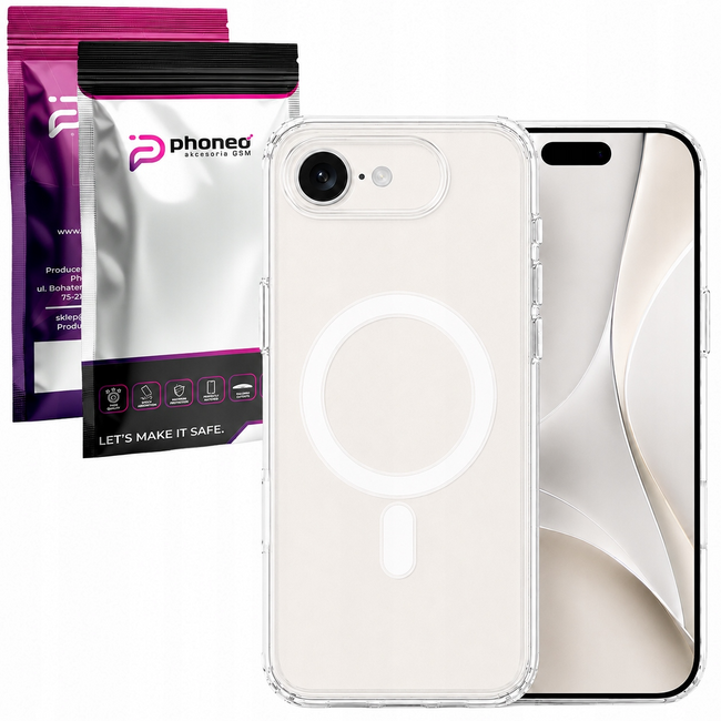 Etui Phoneo Crystal Mag do MagSafe - Apple iPhone 17E