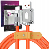Kabel Phoneo USB do USB-C 120W 7A - 1,5 Metra - Pomarańczowy