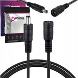 Przedłużacz zasilania DC 5.5mm / 2.1mm - 5 m, 12V, 5A